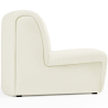 Buy Curved Module Sofa - Upholstered in Bouclé Fabric - Barkleyn White 61248 home delivery