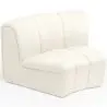 Buy Curved Module Sofa - Upholstered in Bouclé Fabric - Barkleyn White 61248 in the United Kingdom