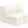 Buy Curved Module Sofa - Upholstered in Bouclé Fabric - Barkleyn White 61248 in the United Kingdom