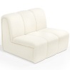 Buy Straight Module Sofa - Upholstered in Bouclé Fabric - Barkleyn White 61249 in the United Kingdom