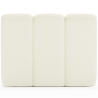 Buy Straight Module Sofa - Upholstered in Bouclé Fabric - Barkleyn White 61249 with a guarantee