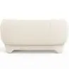 Buy 2/3 Seater Sofa - Upholstered in Bouclé Fabric - Janko White 61252 with a guarantee
