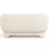Buy 2/3 Seater Sofa - Upholstered in Bouclé Fabric - Janko White 61252 with a guarantee