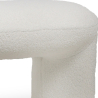 Buy Upholstered Bench in Bouclé Fabric - Loriel White 61307 - prices