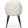 Buy Upholstered Dining Chair in Velvet - Saza Beige 61297 with a guarantee