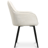 Buy Upholstered Dining Chair in Velvet - Saza Beige 61297 in the United Kingdom