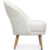 Buy Upholstered Dining Chair in Bouclé - Arka White 61298 home delivery