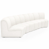 Buy Modular Sofa - Upholstered in Bouclé - 3 Modules  - 4/5 Seater - Barkleyn White 61309 home delivery