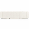 Buy Modular Sofa - Upholstered in Bouclé - 3 Modules  - 4/5 Seater - Barkleyn White 61309 - in the UK