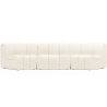 Buy Modular Sofa - Upholstered in Bouclé - 3 Modules  - Barkleyn White 61309 - in the UK