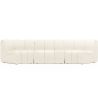 Buy Modular Sofa - Upholstered in Bouclé - 3 Modules  - Barkleyn White 61309 - in the UK