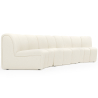 Buy Modular Sofa - Upholstered in Bouclé - 3 Modules  - Barkleyn White 61309 at MyFaktory