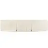 Buy Modular Sofa - Upholstered in Bouclé - 3 Modules  - Barkleyn White 61309 with a guarantee