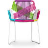 Buy Tropical Garden armchair - White Legs Multicolour 58537 - in the UK
