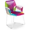 Buy Tropical Garden armchair - White Legs Multicolour 58537 home delivery