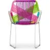 Buy Tropical Garden armchair - White Legs Multicolour 58537 - prices