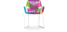 Buy Tropical Garden armchair - White Legs Multicolour 58537 - in the UK