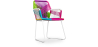 Buy Tropical Garden armchair - White Legs Multicolour 58537 in the United Kingdom