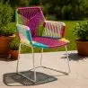 Buy Tropical Garden armchair - White Legs Multicolour 58537 - prices