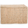 Buy Natural Fiber Basket with Lid - 40x30CM - Greey Natural 61314 - prices
