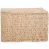 Buy Natural Fiber Basket with Lid - 40x30CM - Greey Natural 61314 at MyFaktory
