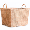 Buy Rattan Basket with Handles - 45x35CM - Gyua Natural 61315 - in the UK
