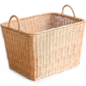 Buy Rattan Basket with Handles - 45x35CM - Gyua Natural 61315 at MyFaktory