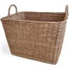 Buy Rattan Basket with Handles - 45x35CM - Gyua Natural 61315 - in the UK