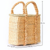 Buy Natural Fiber Basket with Handles - 30x25CM - Gretye Natural 61316 - in the UK