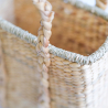 Buy Natural Fiber Basket with Handles - 30x25CM - Gretye Natural 61316 with a guarantee