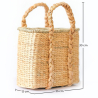 Buy Natural Fiber Basket with Handles - 25x12CM - Gretye Natural 61316 with a guarantee