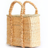 Buy Natural Fiber Basket with Handles - 25x12CM - Gretye Natural 61316 - prices