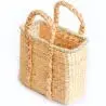 Buy Natural Fiber Basket with Handles - 30x25CM - Gretye Natural 61316 - prices