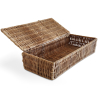 Buy Rattan Basket with Lid / 26x10CM - Deral Natural 61317 at MyFaktory