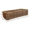 Buy Rattan Basket with Lid / 26x10CM - Deral Natural 61317 at MyFaktory