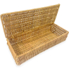 Buy Rattan Basket with Lid / 26x10CM - Deral Natural 61317 - prices