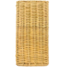 Buy Rattan Basket with Lid / 26x10CM - Deral Natural 61317 in the United Kingdom