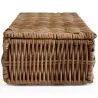 Buy Rattan Basket with Lid / 26x10CM - Deral Natural 61317 with a guarantee