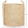 Buy Natural Fiber Basket with Handles - 30x30CM - Gressa Natural 61319 home delivery