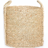 Buy Natural Fiber Basket with Handles - 30x30CM - Gressa Natural 61319 - in the UK