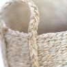 Buy Natural Fiber Basket with Handles - 30x30CM - Gressa Natural 61319 at MyFaktory