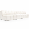 Buy Modular Sofa - Upholstered in Bouclé - 3 Modules - 4/5 Seater - Barkleyn II White 61310 at MyFaktory