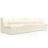 Buy Modular Sofa - Upholstered in Bouclé - 3 Modules - Barkleyn II White 61310 - in the UK