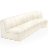 Buy Modular Sofa - Upholstered in Bouclé - 3 Modules - Barkleyn II White 61310 in the United Kingdom