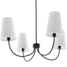 Buy Black Ceiling Chandelier with 4 Shades - Xium Black 61333 with a guarantee