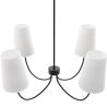 Buy Black Ceiling Chandelier with 4 Shades - Xium Black 61333 with a guarantee