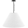 Buy Hanging Ceiling Lamp with Fabric Shade - Derila Black 61334 home delivery