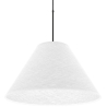 Buy Hanging Ceiling Lamp with Fabric Shade - Derila Black 61334 - in the UK