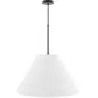 Buy Hanging Ceiling Lamp with Fabric Shade - Derila Black 61334 - in the UK
