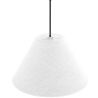 Buy Hanging Ceiling Lamp with Beige Fabric Shade - Derila Black 61334 in the United Kingdom